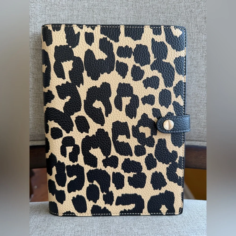 New！COACH Notebook With Leopard Print（CBG94）fast shipping